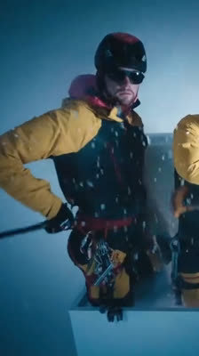 Simon Welfringer confronts the North Face of Grandes Jorasses in the Alps: Deepfreeze