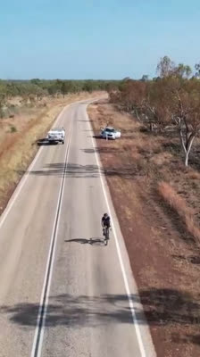 Rupert Guinness emphasizes caution while cycling on the road · Power of the Pedal