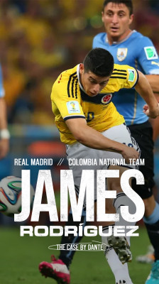 James Rodríguez, colombiansk mittfältare i Real Madrid, minns sitt berömda mål i VM 2014 i Brasilien – The Case by Dante