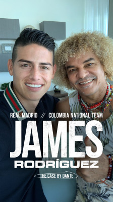 James Rodríguez, colombiansk mittfältare i Real Madrid, talar om Carlos Valderrama och betydelsen av nummer 10 – The Case by Dante