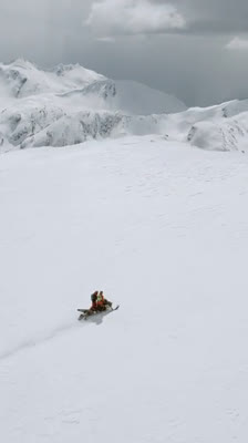 Förklaring av skidåkning med snöskoter med Dave Smith och Henrik Larsen · Let’s Go Get Small