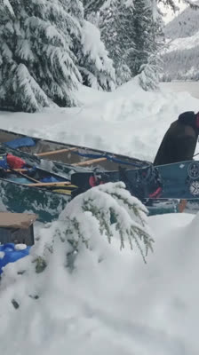 Första stora paddlingsdagen på Columbiafloden · Without a Paddle