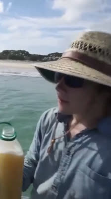 Rolf Nylinder and Peter Christensen successfully catch a kingfish after days of effort: Only the River Knows