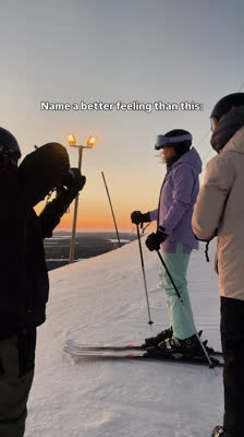 Name a better feeling than this: