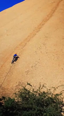 Ian Burton förklarar svårigheten med att klättra granit i stark hetta: Driven to Despair