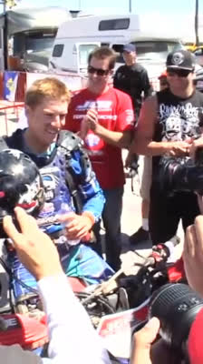 The JCR Honda team wins the Baja 500 in honor of Jeff Ox Kargola: Zero X