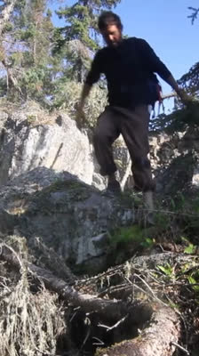 George Desort arbetar med Rolf Peterson och John Vucetich i en vargstudie på Isle Royale: Fifty Lakes One Island