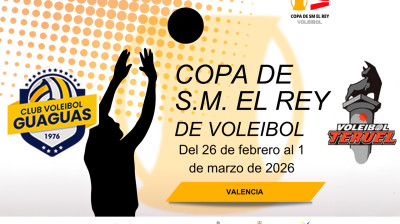 Club Voleibol Guaguas - Pamesa Voleibol Teruel | Cuartos de Final de la Copa de SM El Rey 2026 de Voleibol | Partido en Directo