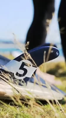 Rusty is shown the final product made from Bali’s waste, marking an important milestone in the EcoFin project: ecoFin