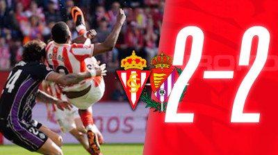 SPORTING GIJÓN 2-2 VALLADOLID | J.27 LIGA HYPERMOTION 2025/2026