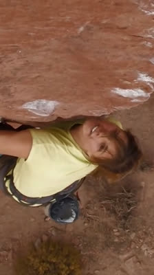 Nina Caprez showcases her climbing skills in the Argentine Altiplano · Tuzgle