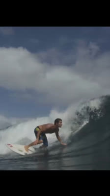 Ankomst til Polynesien med journalisten til optagelserne af Imagine - Bro – The Suite