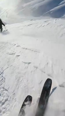 Hauni Haunholder and Matthias Mayr Begin Skiing in the Challenger Mountains · 83° Ski the North