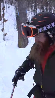 Start of the Snowboarding Season in Michigan's Upper Peninsula Backcountry · Upper Peninsula Backcountry