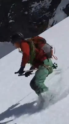 Nicolas Jean y Benjamin Védrines completan su desafío de esquí en Écrins · Raide d’Écrins