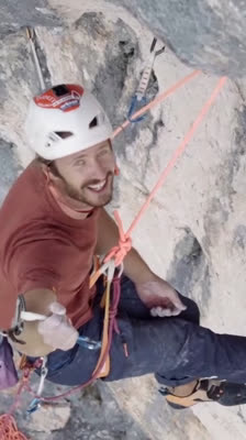 Damien Largeron, Tristan and Louna Ladevant and their adventure on the Bellavista route in the Dolomites · Priceless Climb
