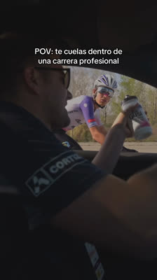 You sneak into a professional race