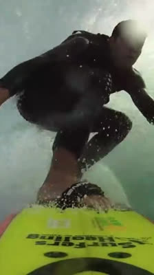 Garrett McNamara surfs at Praia do Norte in Nazaré · The North Canyon