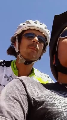 Dominic Hill faces extreme temperatures during his tandem bike journey · Take a Seat