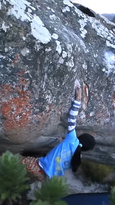 Ashima Shiraishi impresiona a Paul Robinson con la ascensión de 'Steady Plums' en Sudáfrica · Chasing Winter