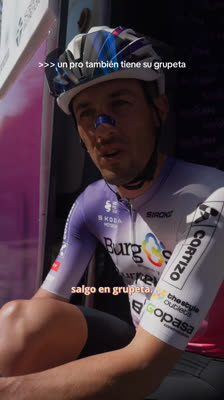 Même un cycliste professionnel a son groupe