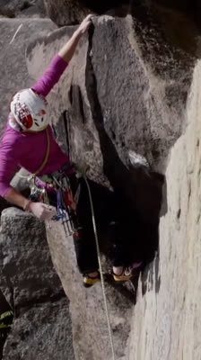 Caroline Ciavaldini y el desafío mental de la escalada tradicional · Odyssey