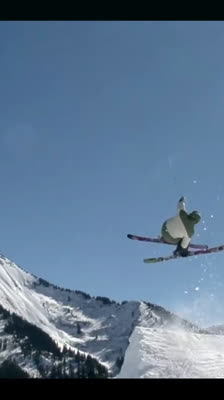 Freestyle skiing collaboration with Jessy Cornu and Tom Barnier · Hangout