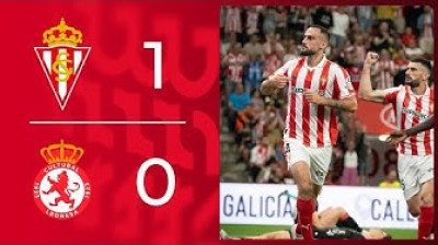 Resumen del Real Sporting de Gijón 1-0 Cultural y Deportiva Leonesa - Jornada 3
