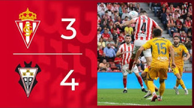 Resumen del Real Sporting de Gijón 3-4 Albacete Balompié - Jornada 7