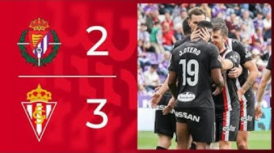Resumen del Real Valladolid 2-3 Real Sporting de Gijón - Jornada 10