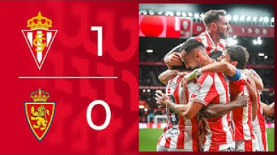 Resumen del Real Sporting de Gijón 1-0 Real Zaragoza - Jornada 11