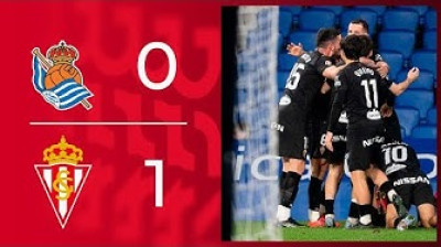 Resumen del Real Sociedad B 0-1 Real Sporting de Gijón - Jornada 17