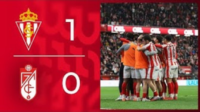 Resumen del Real Sporting de Gijón 1-0 Granada CF - Jornada 18