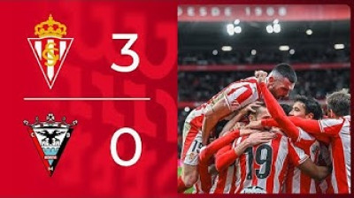 Resumen del Real Sporting de Gijón 3-0 CD Mirandés - Jornada 23