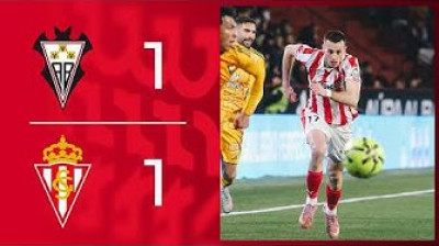 Resumen Albacete Balompié 1-1 Real Sporting de Gijón - Jornada 26