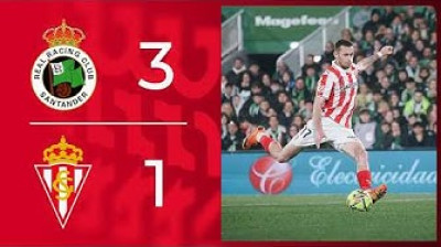 Resumen Real Racing Club de Santander 3-1 Real Sporting de Gijón - Jornada 33