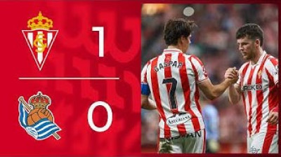 Resumen Real Sporting de Gijón 1-0 Real Sociedad "B" - Jornada 34