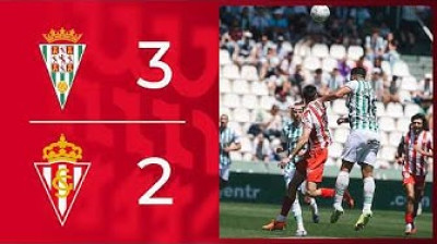 Resumen Córdoba 3-2 Real Sporting de Gijón - Jornada 37
