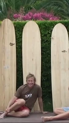 Tom Wigener encourages his companion to build his own surfboards: Behind the Tide