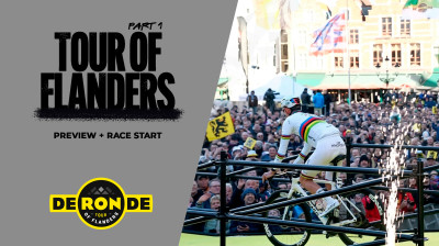 Tour des Flandres 2025 PARTIE 1 | Présentation + Départ de course (Km 269–190) Commentaires en anglais