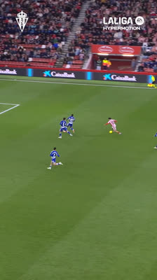 Golazo de César Gelabert al Granada con el Real Sporting