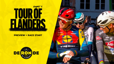 Tour des Flandres 2025 PARTIE 1 | Présentation + Départ de course (269–190 km) Son ambiant