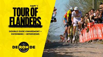 Tour de Flandes 2025 PARTE 3 | Doble Oude Kwaremont + Paterberg + Entrevistas (Km 80–Final) Sonido Ambiente