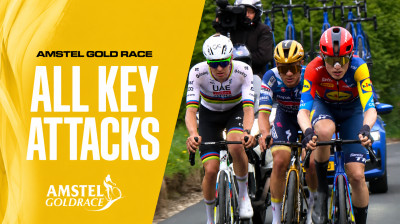 WAANZIN in Amstel Gold Race 2025 | Pogacar vs Evenepoel vs Skjelmose + Brute aanval van Alaphilippe - HIGHLIGHTS