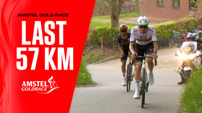 BRUTALE LAATSTE 57 KM | Amstel Gold Race 2025: Pogacar vs Evenepoel vs Skjelmose
