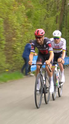 BRUTE AANVAL van Alaphilippe | Alleen Pogacar kon volgen in Amstel 2025