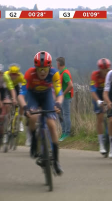 SKJELMOSE ONTKETENT DE ACHTERVOLGING | Solo aanval op Pogacar - Amstel 2025