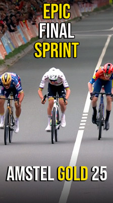 EPISK SPURT | Pogacar vs Evenepoel vs Skjelmose - Amstel 2025
