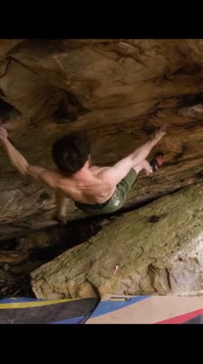 Jimmy Webb a bouldering na výrazné stěně v Chattanooga, Tennessee · Uncharted Lines