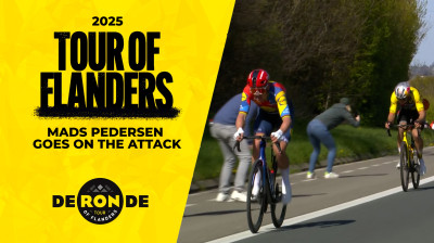 PEDERSEN SURPRISES EVERYONE | Van Aert responds and Pogačar + MVDP react - Flanders 2025
